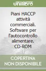 Economico Piani HACCP attività commerciali. Software per l‘autocontrollo alimentare. CD-ROM