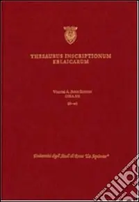 Thesaurus inscriptionum eblaicarum Prezzo Di Fabbrica