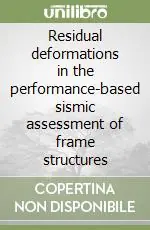 Occasione Imperdibile Residual deformations in the performance-based sismic assessment of frame structures