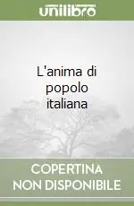 Ordina Subito L‘anima di popolo italiana