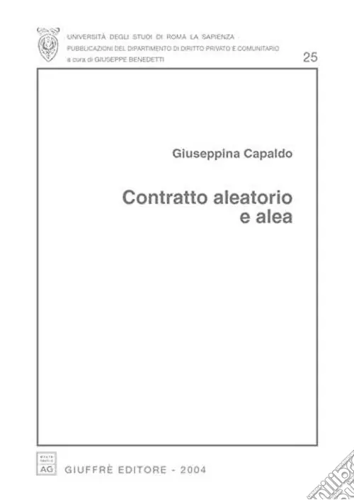 Più Venduto Contratto aleatorio e alea