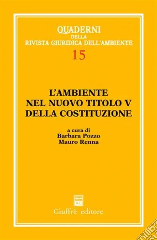 Economico L‘ambiente nel nuovo titolo V della Costituzione