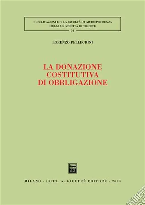 Offerta Speciale La donazione costitutiva di obbligazione