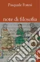 Nuovo Arrivo Note di filosofia