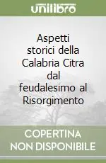 Aspetti storici della Calabria Citra dal feudalesimo al Risorgimento Economico