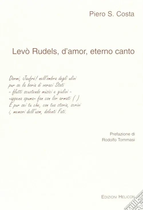 Economico L‘Evò Rudels, d‘amor, eterno canto