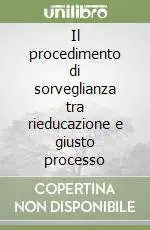 Il procedimento di sorveglianza tra rieducazione e giusto processo Consegna Rapida