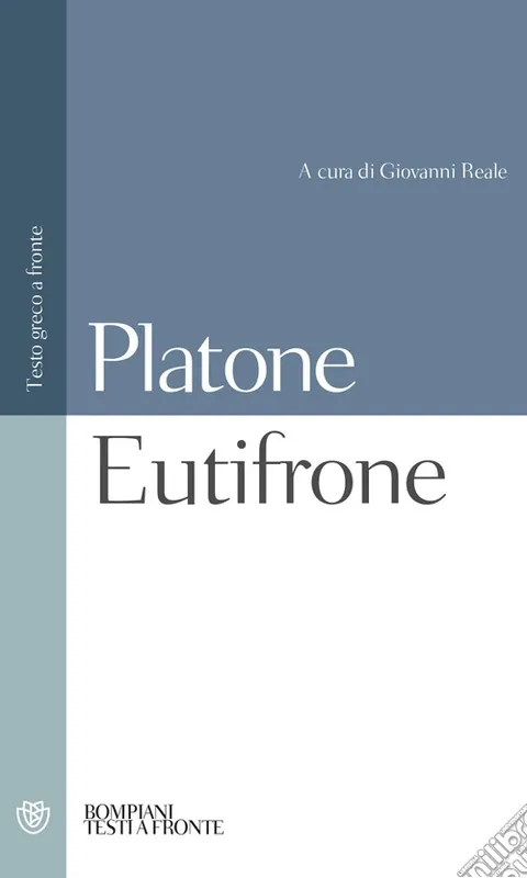 Eutifrone. Testo greco a fronte Di Tendenza