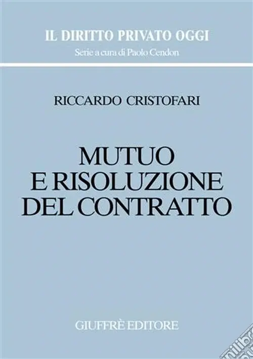 Mutuo e risoluzione del contratto Direttamente Dal Produttore