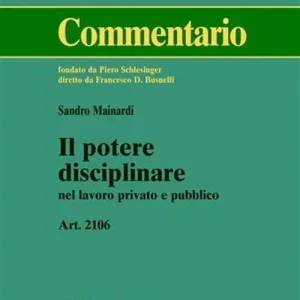 Il potere disciplinare nel lavoro privato e pubblico. Art. 2106 Compra Adesso