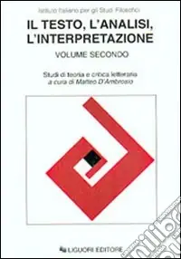 Il testo, l‘analisi, l‘interpretazione. Vol. 2 Promo Stagionale