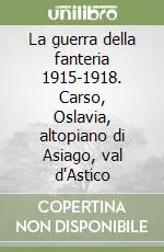 Solo Oggi La guerra della fanteria 1915-1918. Carso, Oslavia, altopiano di Asiago, val d‘Astico