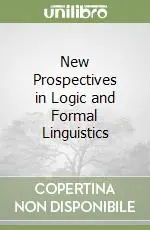 A Buon Prezzo New Prospectives in Logic and Formal Linguistics