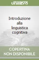 Ordina Subito Introduzione alla linguistica cognitiva