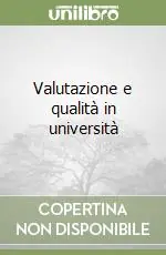 Valutazione e qualità in università Prezzo Ridotto