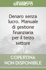 Denaro senza lucro. Manuale di gestione finanziaria per il terzo settore Prezzo Di Fabbrica