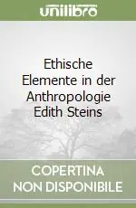 Ethische Elemente in der Anthropologie Edith Steins Spedizione Espresso