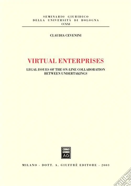Promo Stagionale Virtual enterprises. Legal issues of the on-line collaboration between undertakings