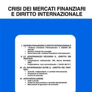 Crisi dei mercati finanziari e diritto internazionale Di Tendenza