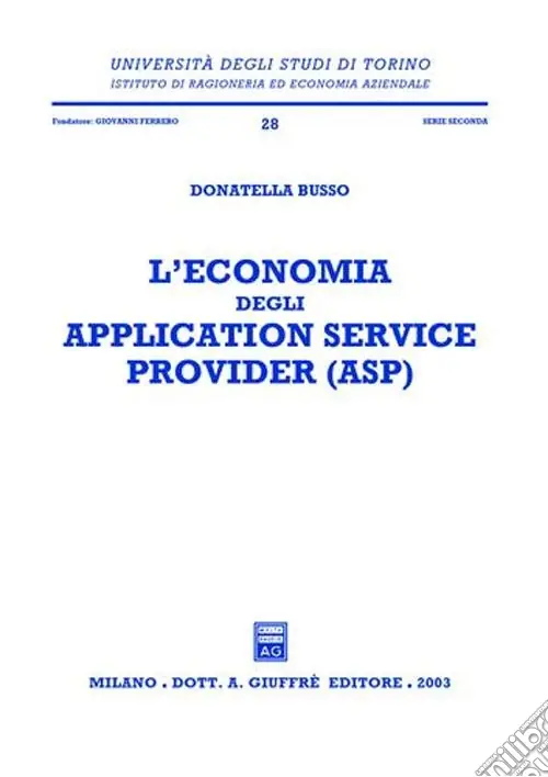 L‘economia degli application service provider (ASP) Sconto