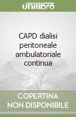 CAPD dialisi peritoneale ambulatoriale continua Promozione Esclusiva