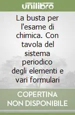 La busta per l‘esame di chimica. Con tavola del sistema periodico degli elementi e vari formulari Spedizione Espresso