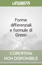 Esclusivo Forme differenziali e formule di Green