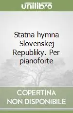 Statna hymna Slovenskej Republiky. Per pianoforte Professionale