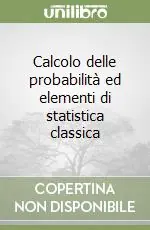 Calcolo delle probabilità ed elementi di statistica classica Spedizione Espresso
