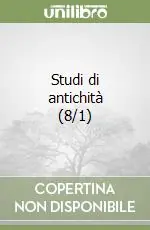 Studi di antichità (8/1) Acquista Ora