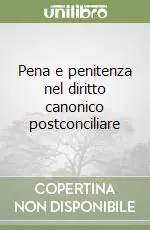 Direttamente Dal Produttore Pena e penitenza nel diritto canonico postconciliare