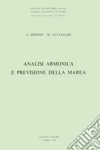 Professionale Analisi armonica e previsione della marea