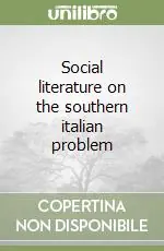Social literature on the southern italian problem Compra Online