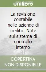La revisione contabile nelle aziende di credito. Note sul sistema di controllo interno Super Prezzo