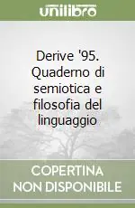 Promozione Derive ‘95. Quaderno di semiotica e filosofia del linguaggio