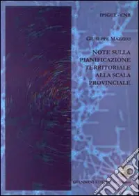 Saldi Note sulla pianificazione territoriale alla scala provinciale