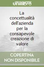 Più Venduto La concettualità dell‘azienda per la consapevole creazione di valore