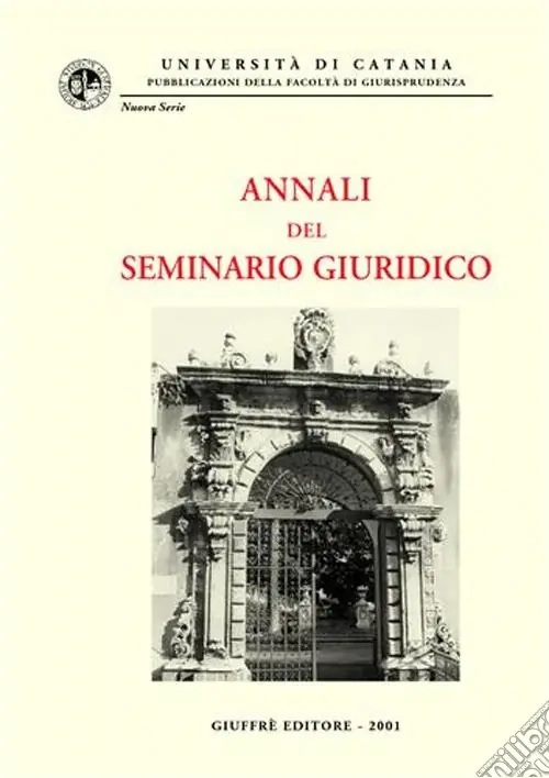 Must-Have Annali del seminario giuridico (1999-2000)