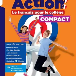Action! Le français pour le collège. Livre & Cahier Compact. Per la Scuola media. Con Carnet de révision Compact et Pour tous. Con e-book Prezzo Scontato