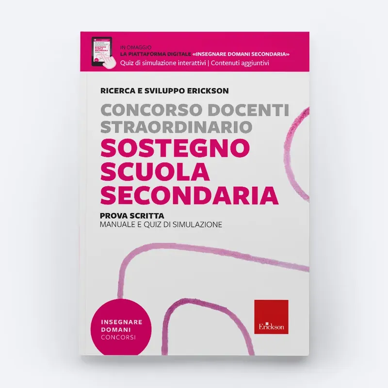 Prezzo Ridotto Concorso Docenti Straordinario - Sostegno Scuola secondaria - Prova scritta