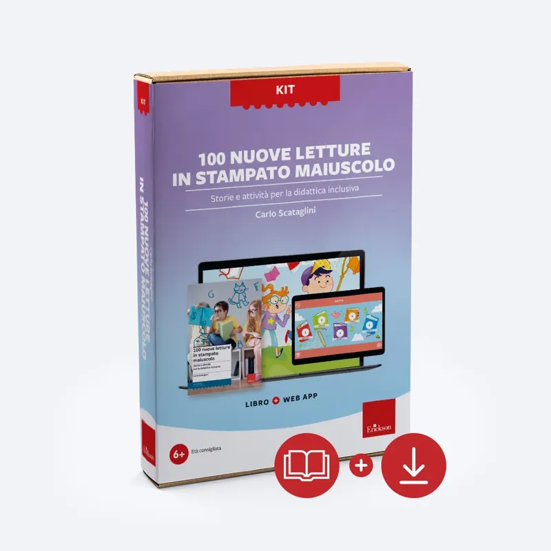 KIT 100 nuove letture in stampato maiuscolo (Libro + web app) Popolare