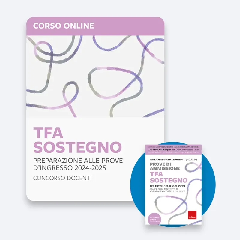 TFA sostegno - Corso + Libro Ordina Subito