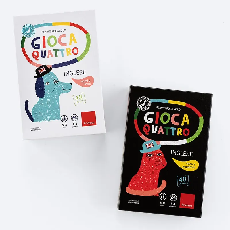 Giocaquattro - Inglese nomi, aggettivi, verbi Vendita Finale