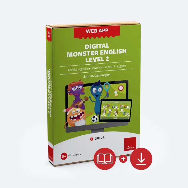 Prezzo Di Fabbrica Web app Digital Monster English Level 2