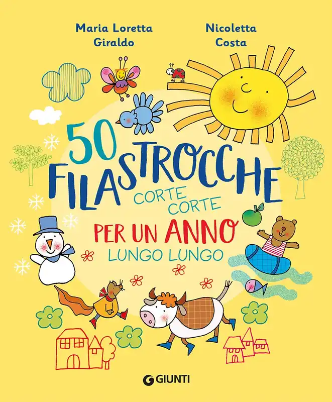 Offerta Lampo 50 filastrocche corte corte per un anno lungo lungo