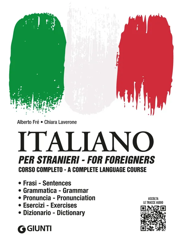 Italiano per stranieri - For Foreigners- Corso completo- A complete Language Course con tracce audio Frasi - Sentences • Grammatica - Grammar • Pronuncia - Pronunciation • Esercizi - Exercises • Dizionario - Dictionary Prezzo Ridotto