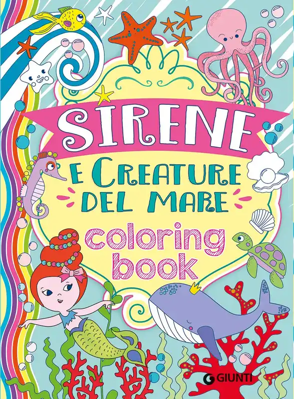 Sirene e creature del mare. Coloring Book Economico