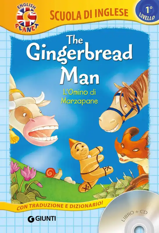 The Gingerbread man con CD L‘Omino di marzapane Nuovo Arrivo