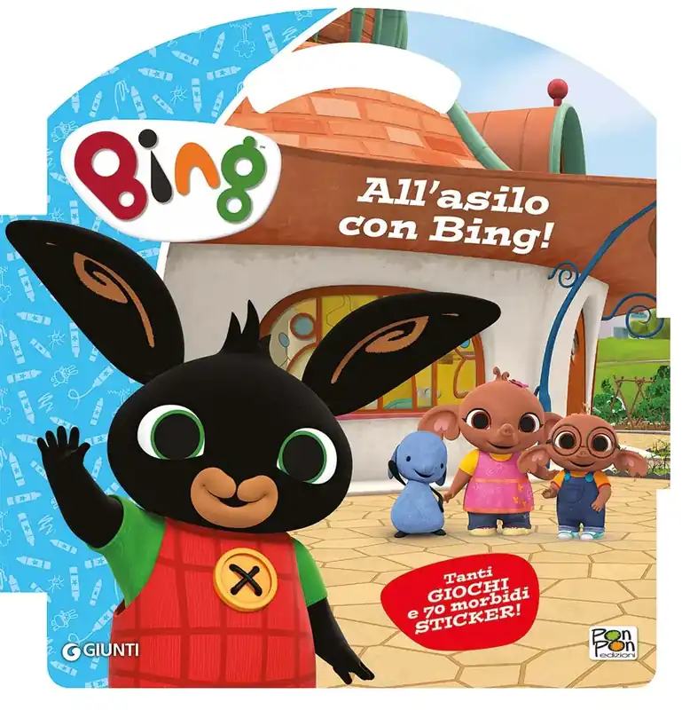 Di Tendenza Puffy Sticker - All‘asilo con Bing