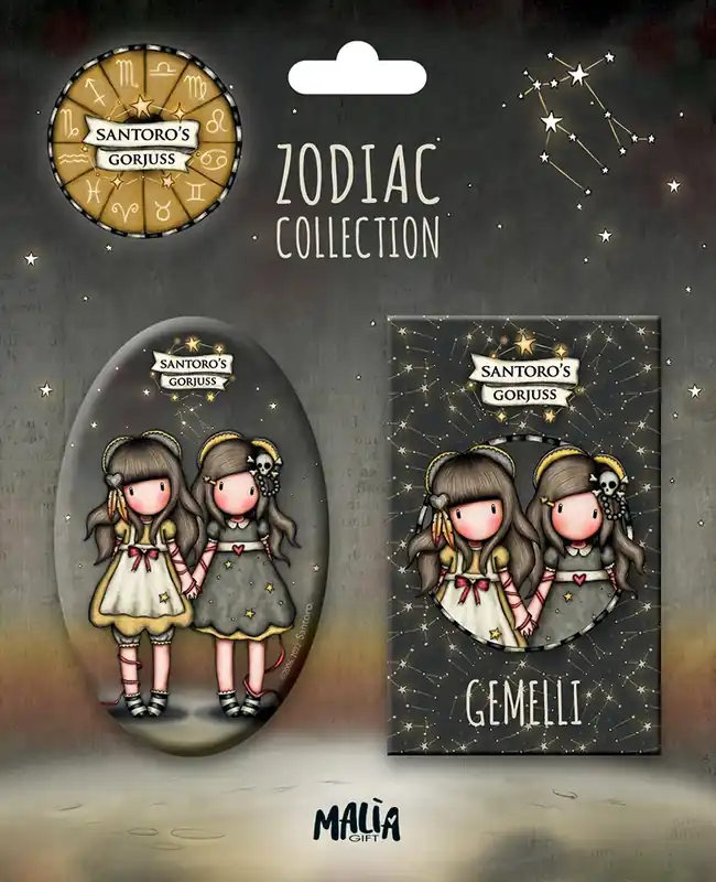 Prezzo Di Fabbrica Gorjuss Zodiaco. Gemelli. Calamita e minibook